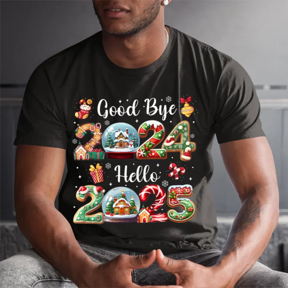 Goodbye 2025 Hello 2025 - New Year Shirt for Men Women - Crewneck Sweatshirt - Gift for Family, Coworkers, Friends - Image 8
