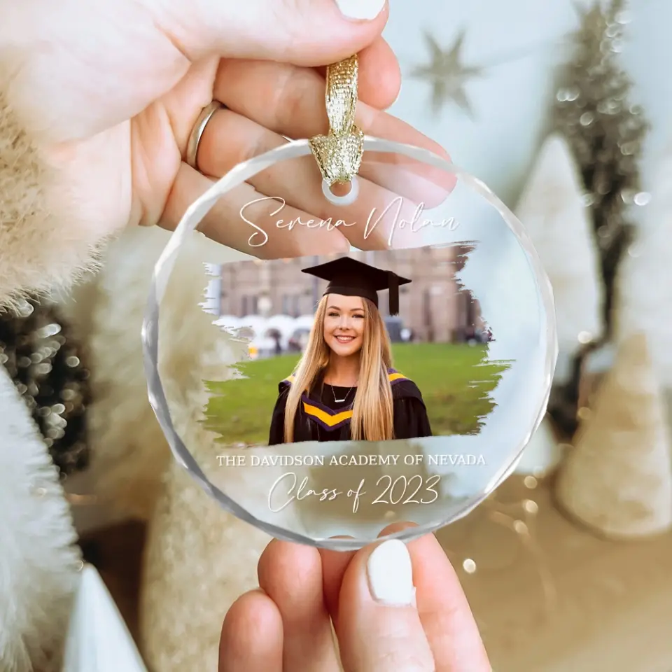 Graduation Christmas Ornament, Glass Ornament, High School and College Class Graduate Gift
| 311IHPLNOR1255 - Image 4