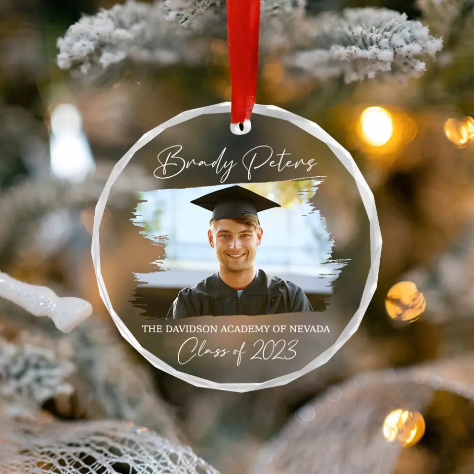 Graduation Christmas Ornament, Glass Ornament, High School and College Class Graduate Gift
| 311IHPLNOR1255 - Image 5