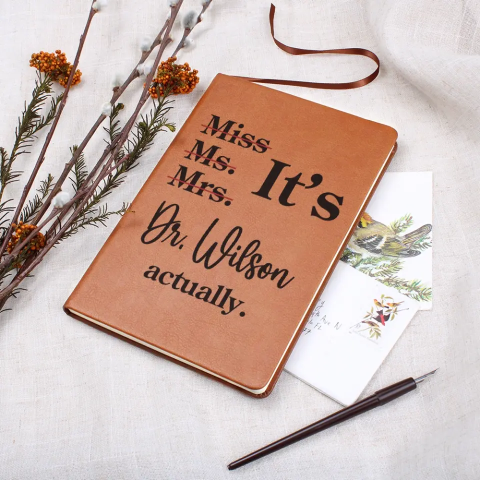 Graduation Gift for Doctor Leather Journal Congratulation Keepsake for New Doctor Daughter Son - Image 6
