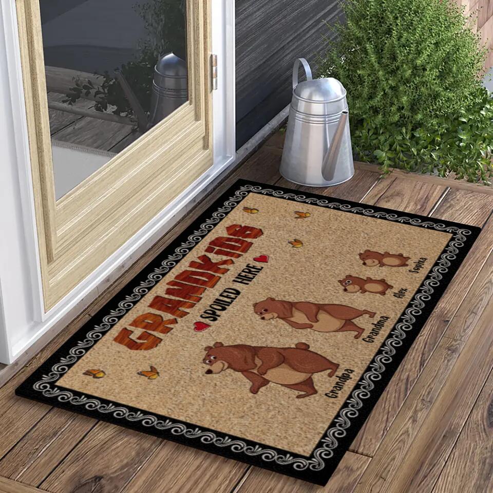 Grandkids Spoiled Here - Personalized Doormat - Custom Nicknames - Image 3
