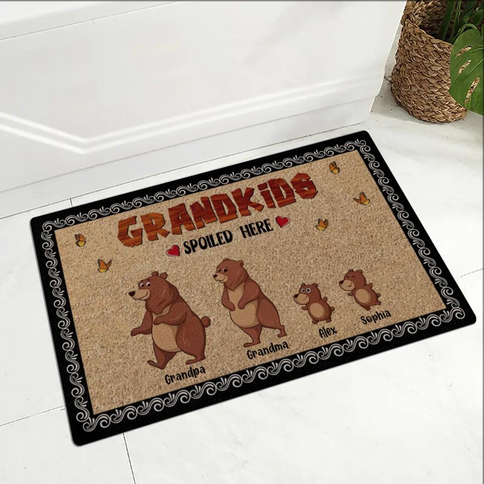 Grandkids Spoiled Here - Personalized Doormat - Custom Nicknames - Image 4