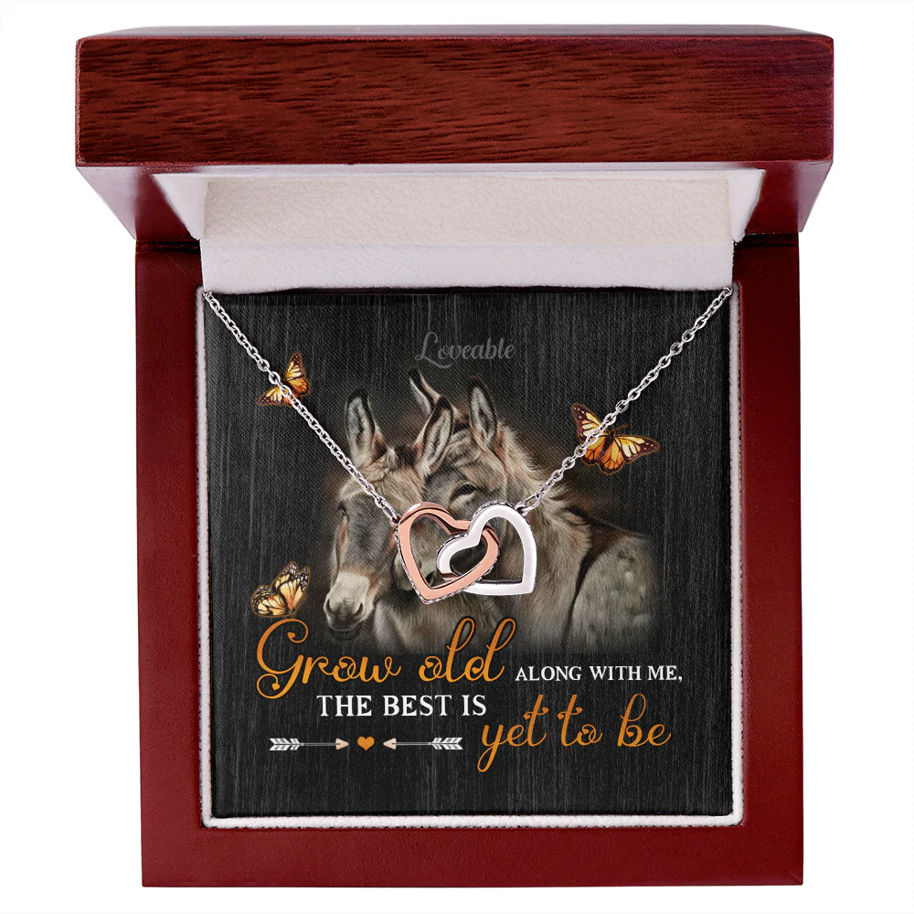 Grow Old Along With Me The Best Is Yet To Be Necklace Anniversary Gift For Her - Image 5