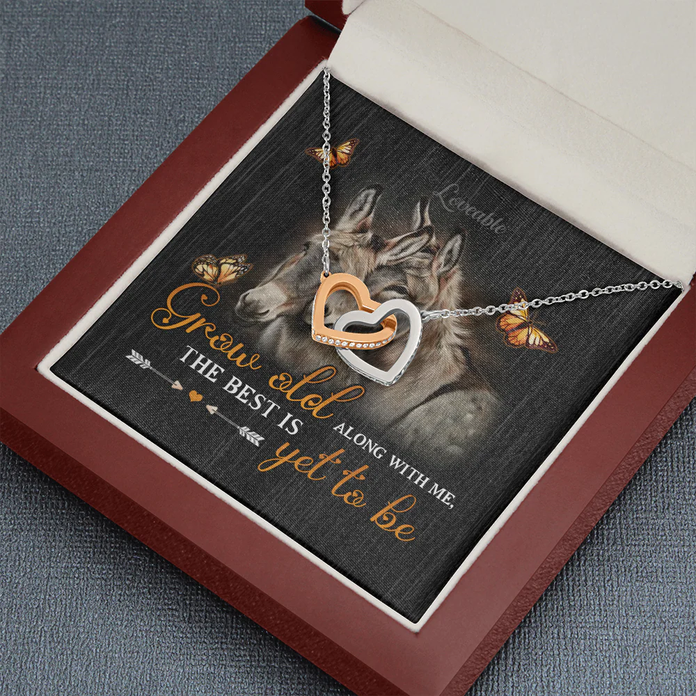 Grow Old Along With Me The Best Is Yet To Be Necklace Anniversary Gift For Her - Image 6