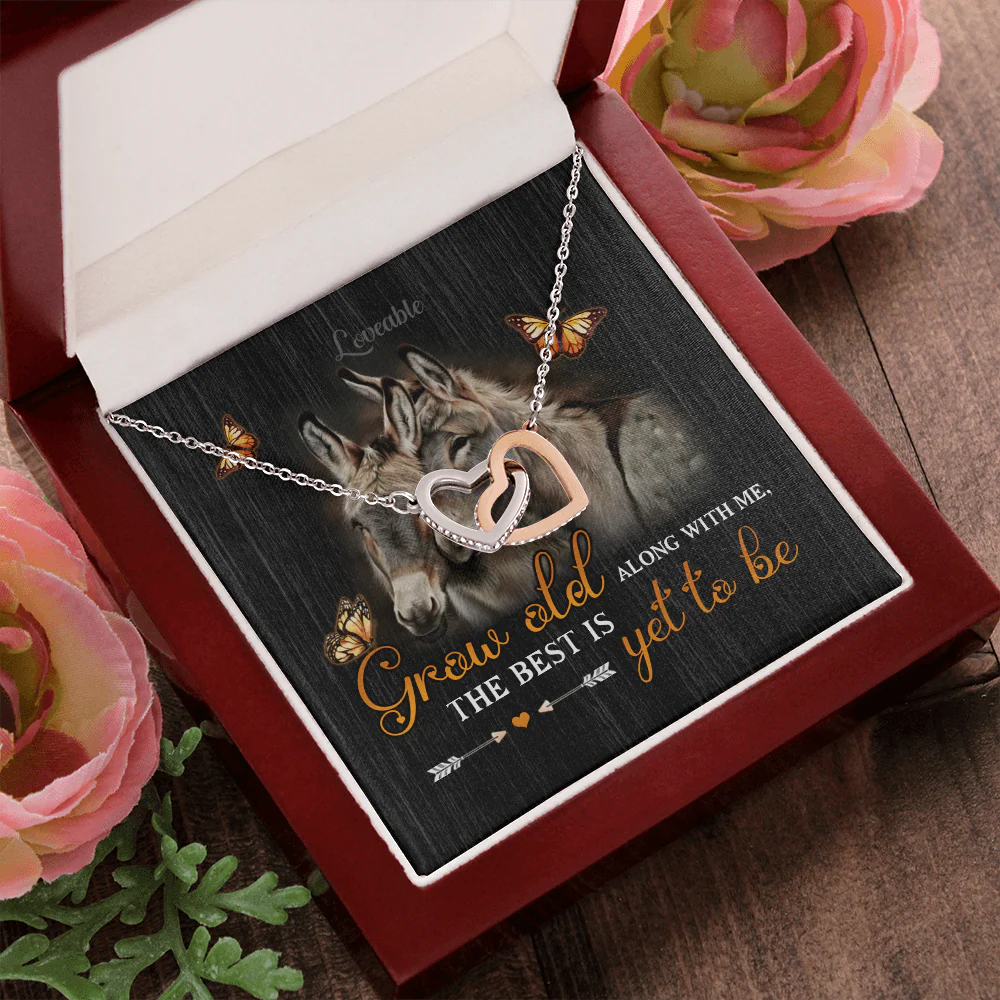 Grow Old Along With Me The Best Is Yet To Be Necklace Anniversary Gift For Her - Image 8
