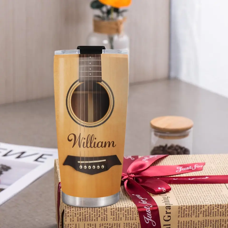 Guitarist Nutrition Facts Custom Tumbler Gift For Guitar Lovers - Image 7