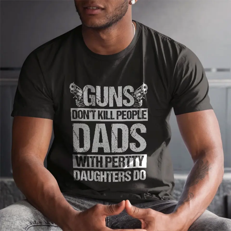 Guns Don't Kill People T-shirt - Image 3