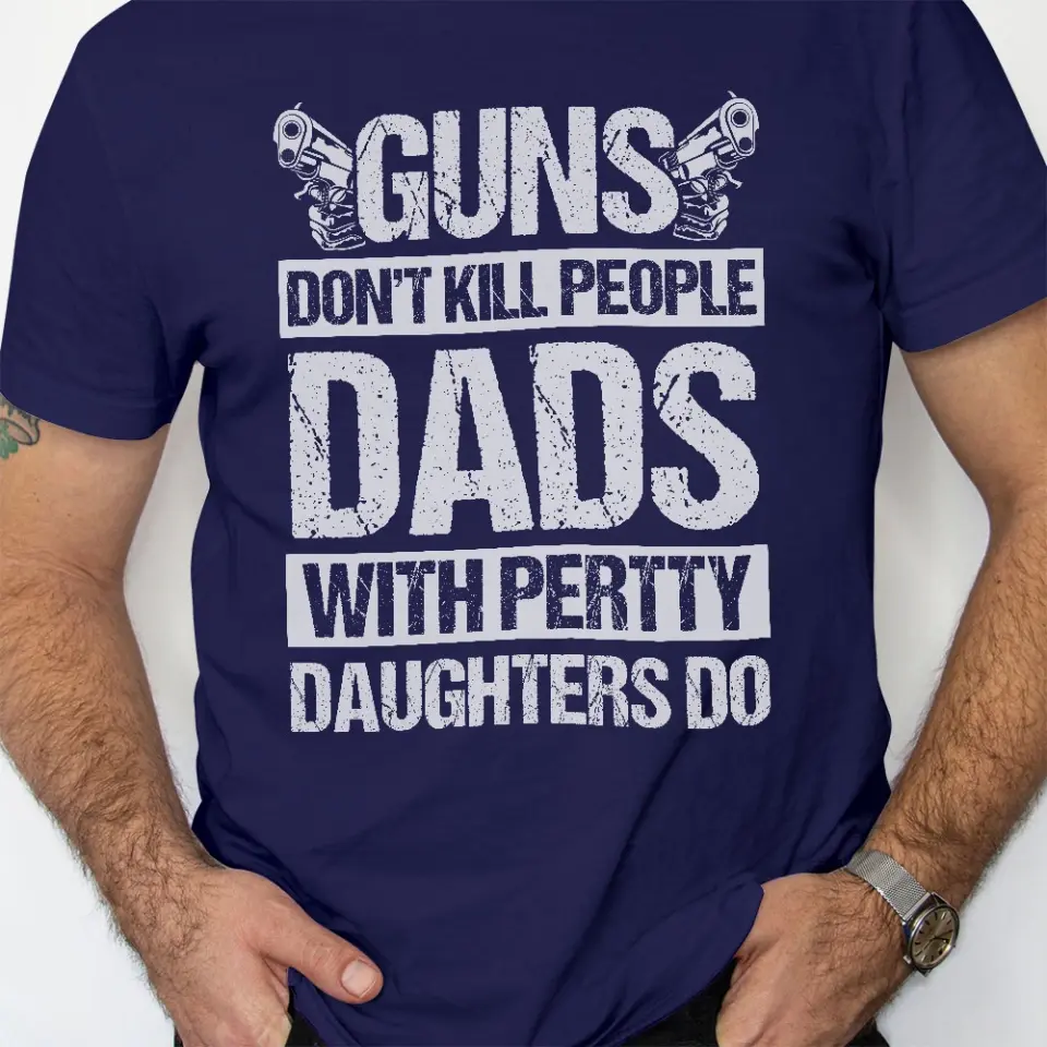 Guns Don't Kill People T-shirt - Image 4