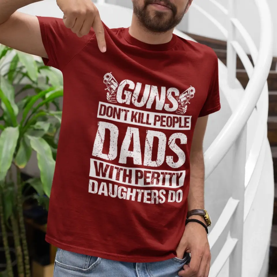 Guns Don't Kill People T-shirt - Image 5