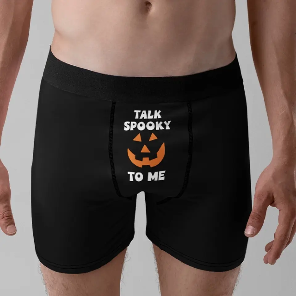 Halloween Underwear, Funny Boxer Briefs, Gift For Husband, Gifts For Boyfriend | 308IHPNPMB964 - Image 5