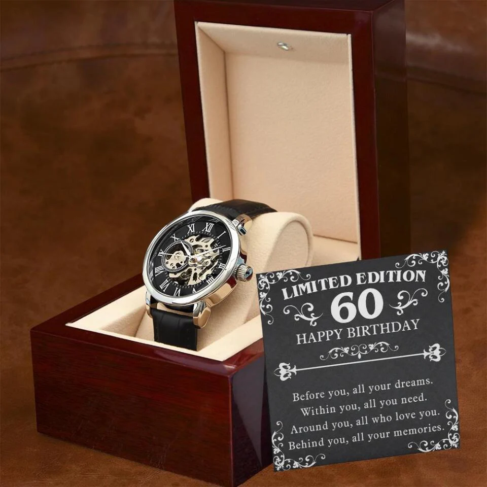 Happy Birthday Limited Edition Personalized Watch - Image 3