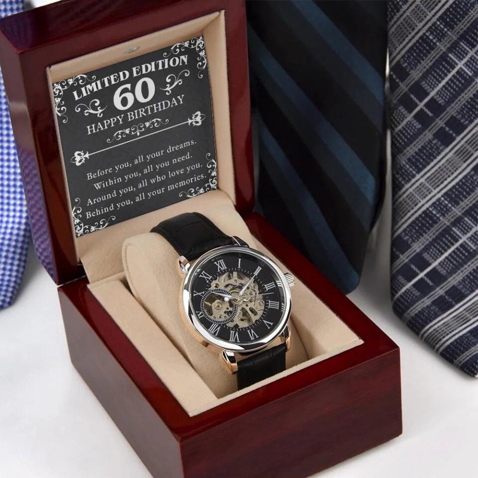 Happy Birthday Limited Edition Personalized Watch - Image 4