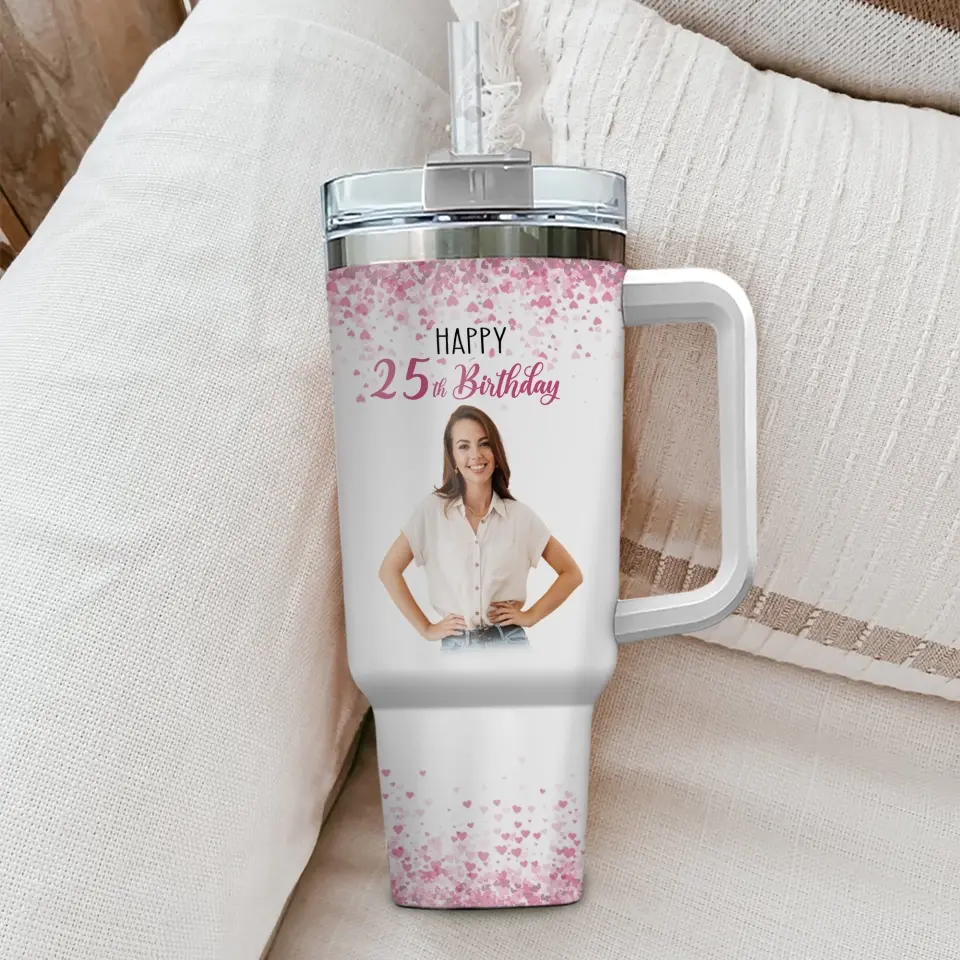 Happy Birthday My Daughter In Law Personalized Tumbler - Image 4