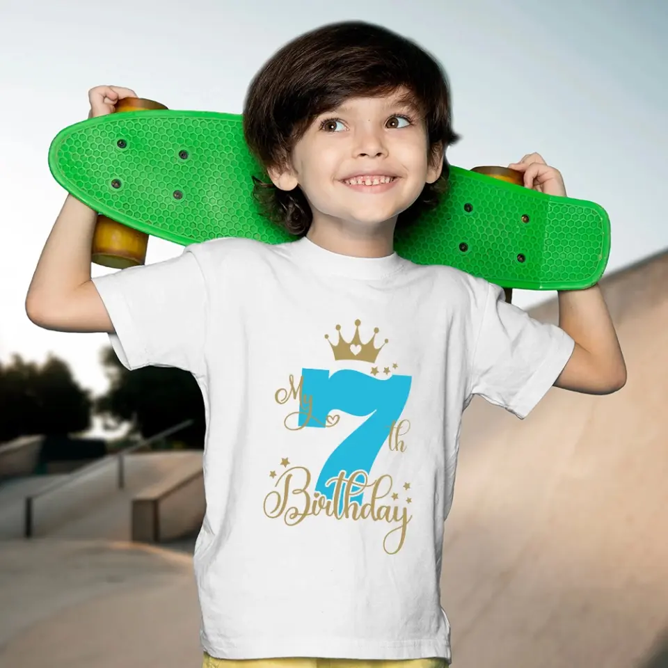 Happy Birthday - Personalized Standard Youth T-shirt - Birthday Gift For Kids Children - Image 3