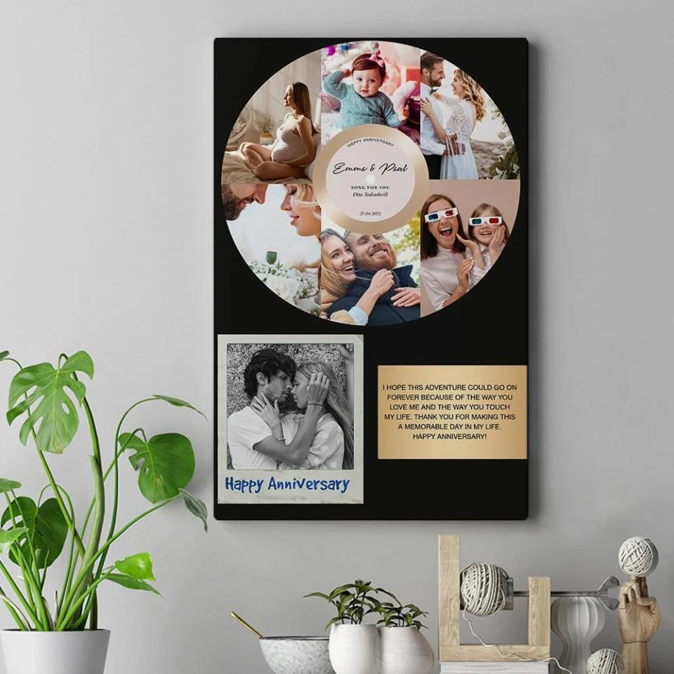 Happy Birthday Song Custom Canvas Poster Birthday Gift - Image 4