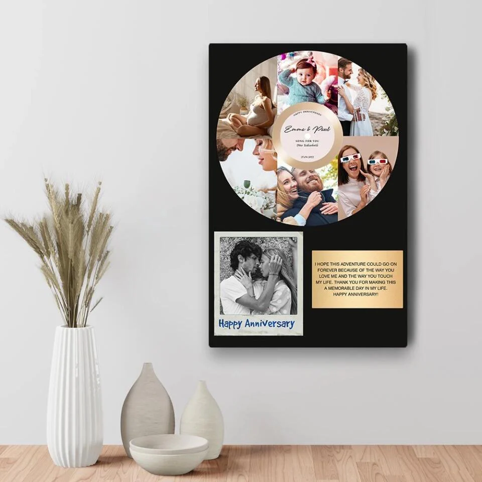 Happy Birthday Song Custom Canvas Poster Birthday Gift - Image 5