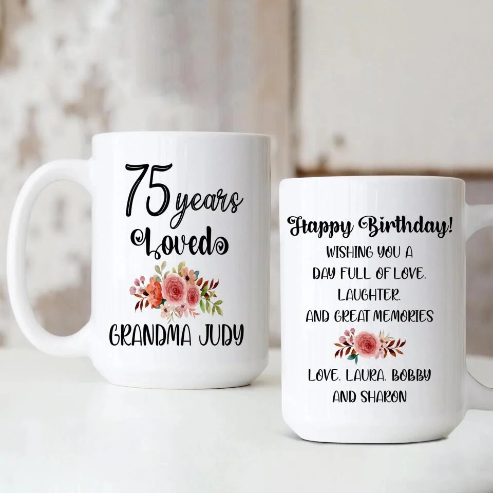 Happy Birthday Wishing You A Day Full Of Love Custom Mug Birthday Gift - Image 4