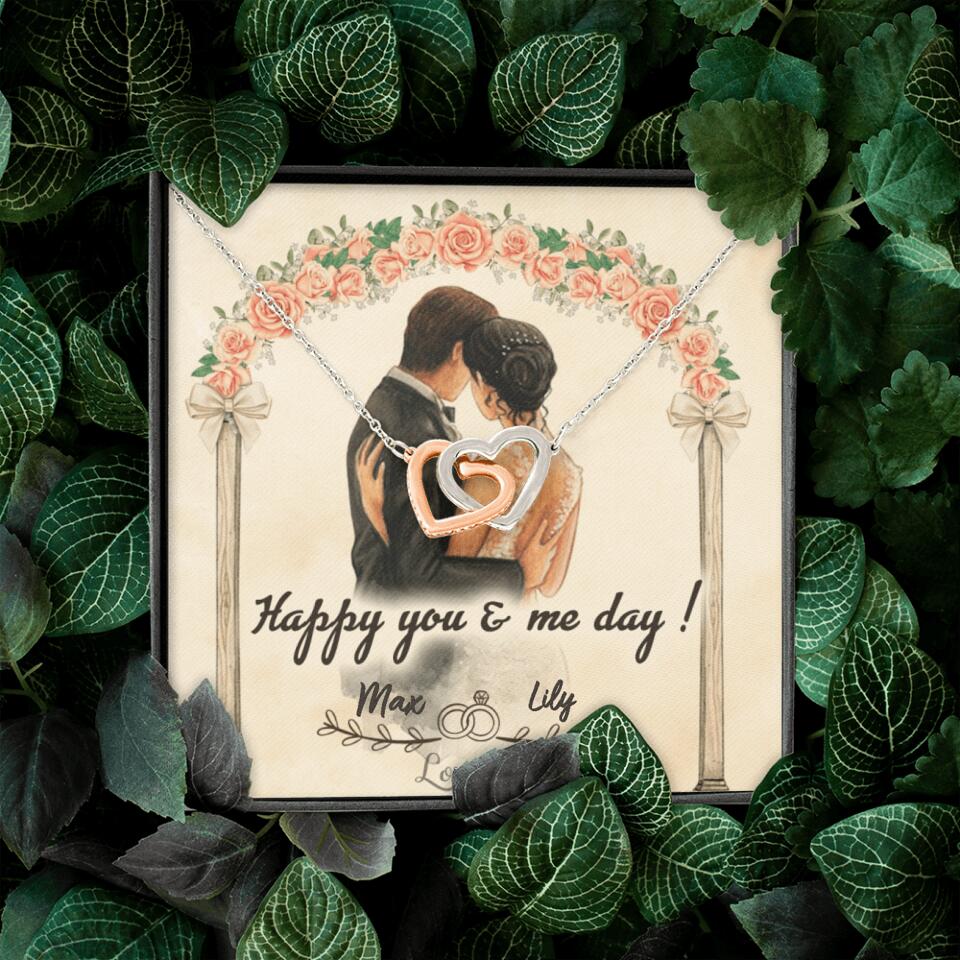 Happy you and me day - Personalized iron Anniversary Gifts for her - 206HNTHJE238 - Image 4