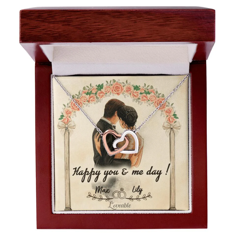 Happy you and me day - Personalized iron Anniversary Gifts for her - 206HNTHJE238 - Image 5