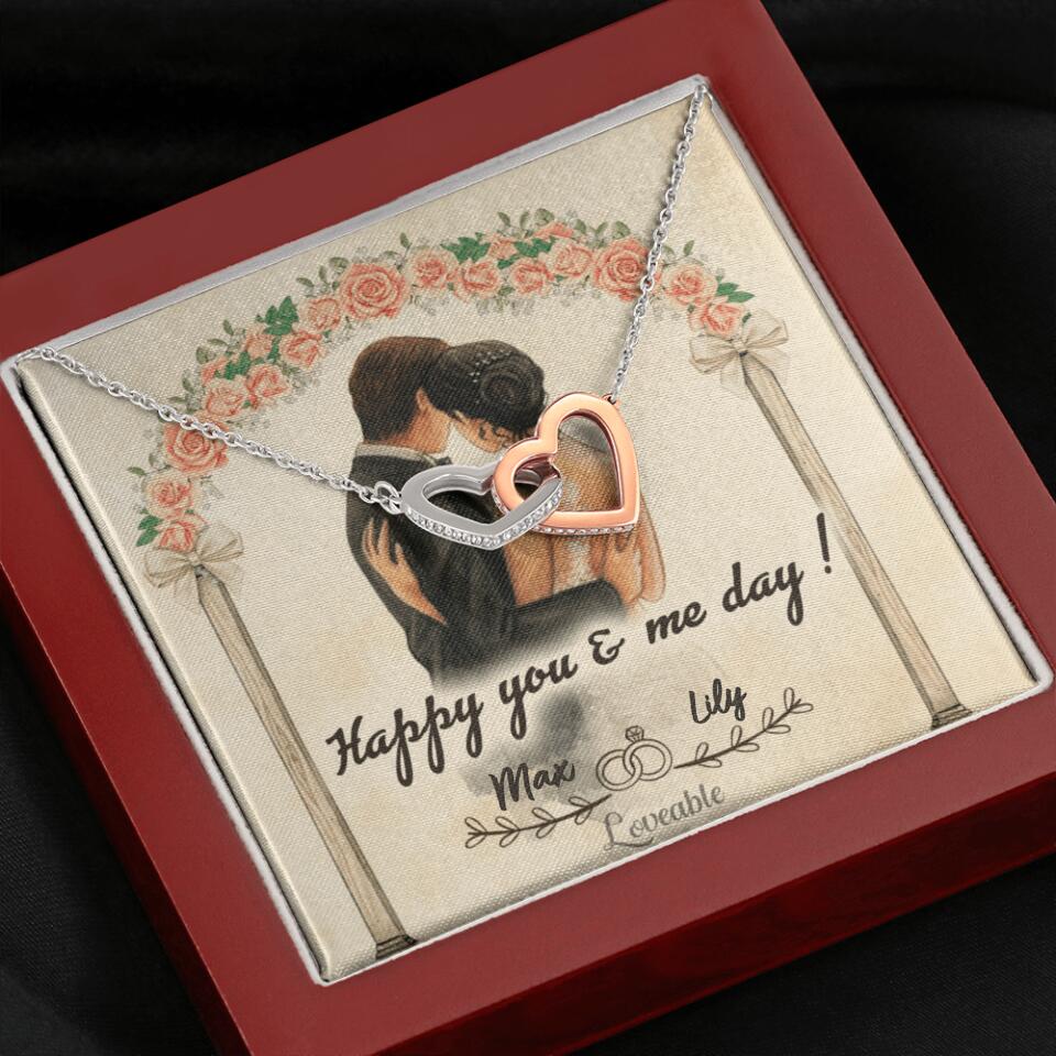 Happy you and me day - Personalized iron Anniversary Gifts for her - 206HNTHJE238 - Image 6