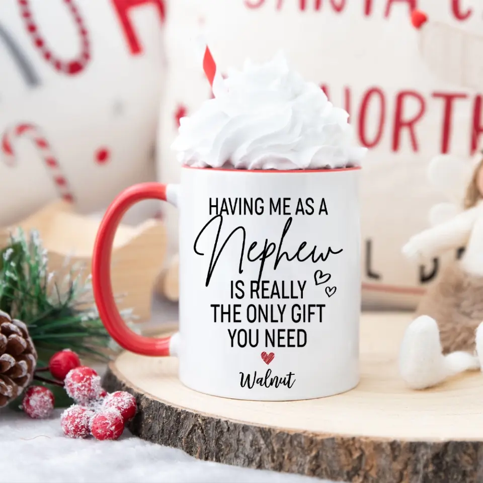 Having Me As A Niece/Nephew Is Really The Only Gift You Need Personalized Mug - Image 16
