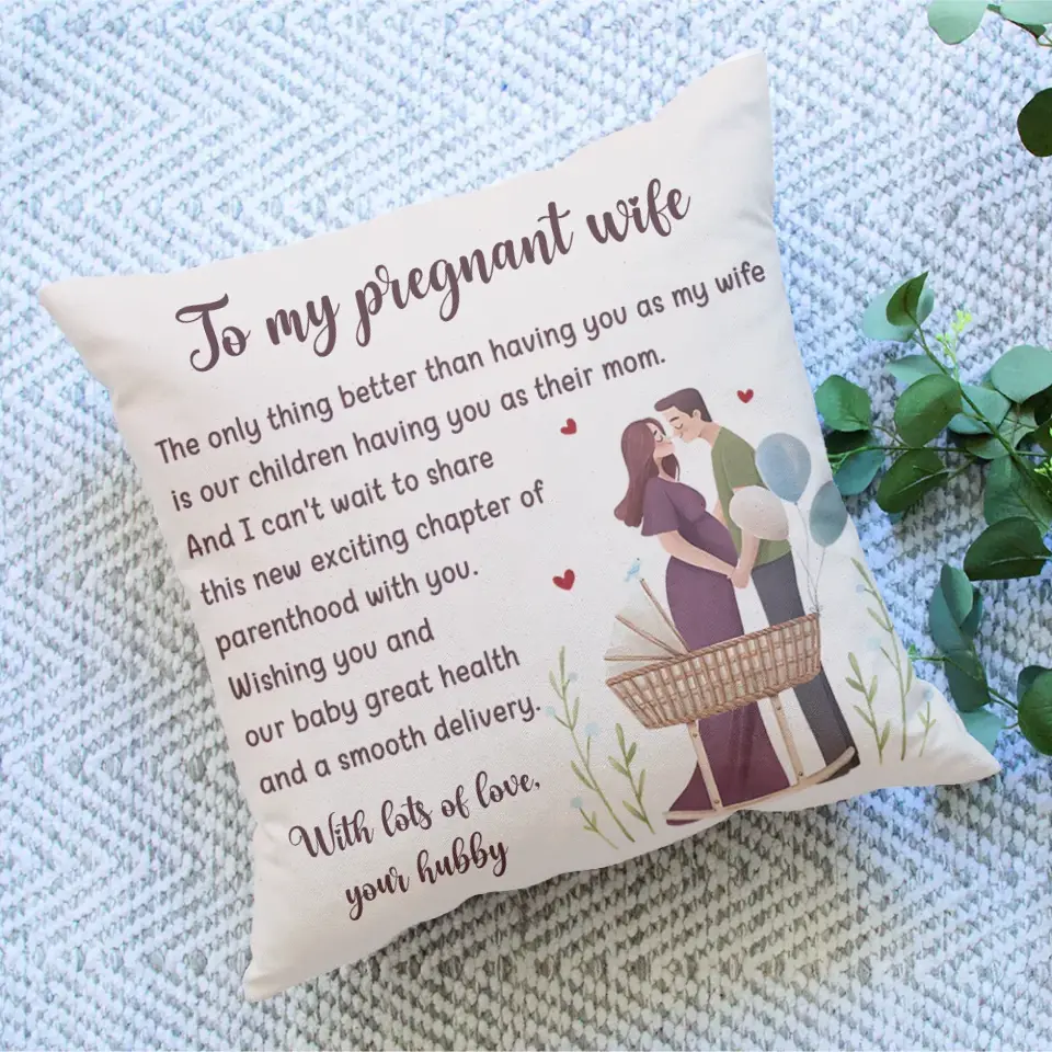 The Only Thing Better Than Having You As My Wife - Personalized Square Linen Pillow - Image 2