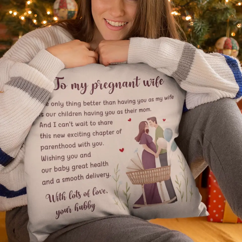 The Only Thing Better Than Having You As My Wife - Personalized Square Linen Pillow - Image 3