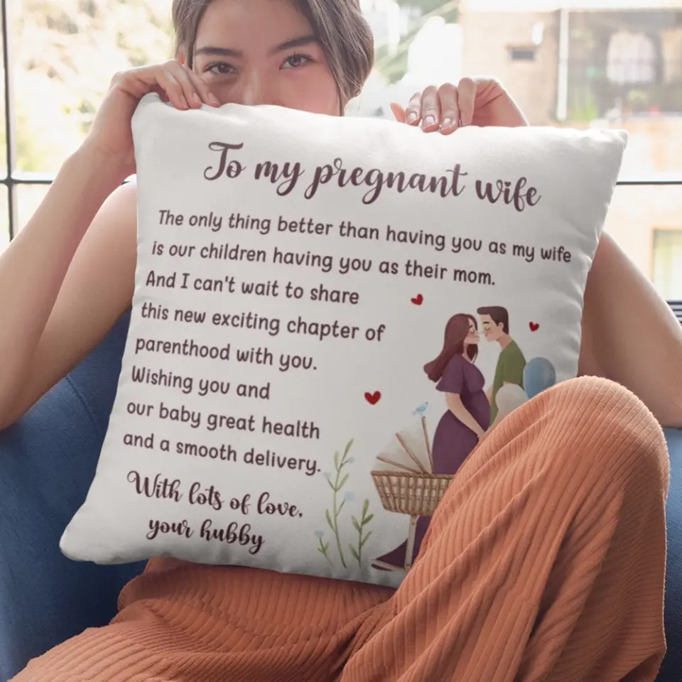 The Only Thing Better Than Having You As My Wife - Personalized Square Linen Pillow - Image 4