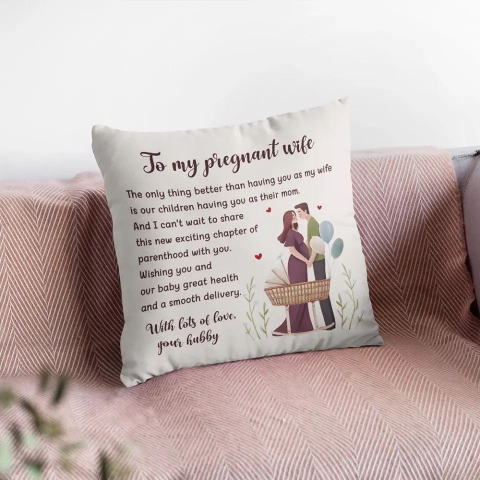 The Only Thing Better Than Having You As My Wife - Personalized Square Linen Pillow - Image 5