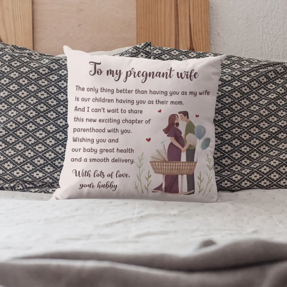 The Only Thing Better Than Having You As My Wife - Personalized Square Linen Pillow - Image 7
