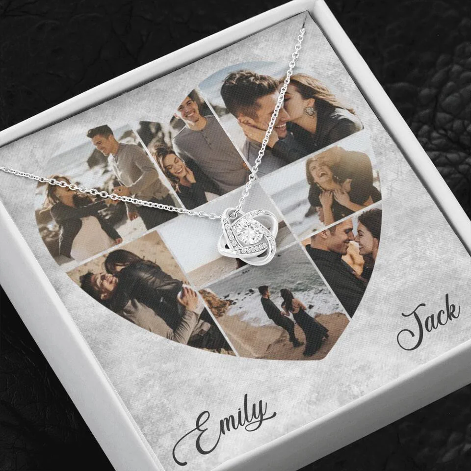 Heart Shaped Photo Custom Necklace Anniversary Gift For Wife Girlfriend - Image 22