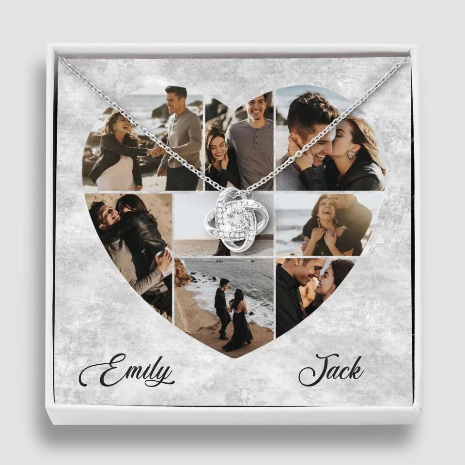 Heart Shaped Photo Custom Necklace Anniversary Gift For Wife Girlfriend - Image 23