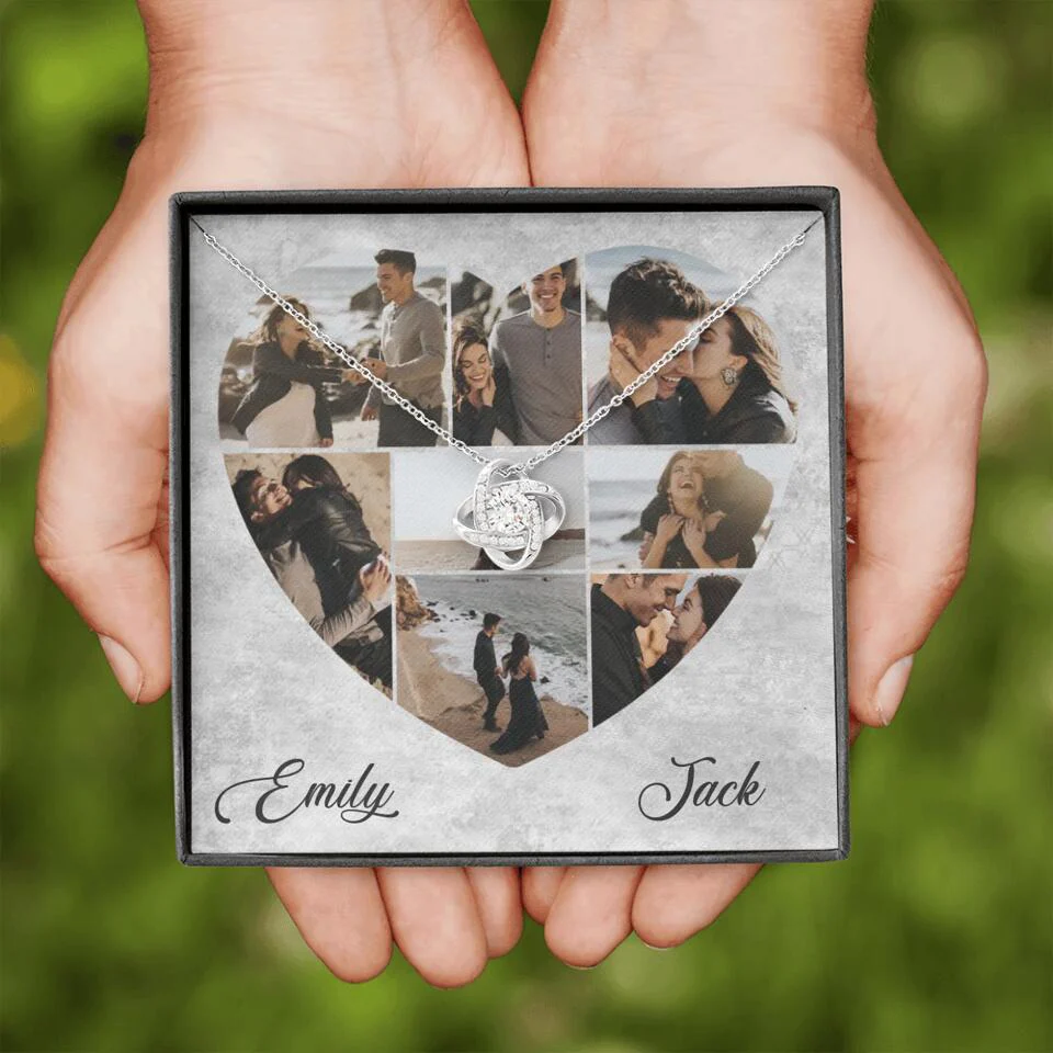 Heart Shaped Photo Custom Necklace Anniversary Gift For Wife Girlfriend - Image 24