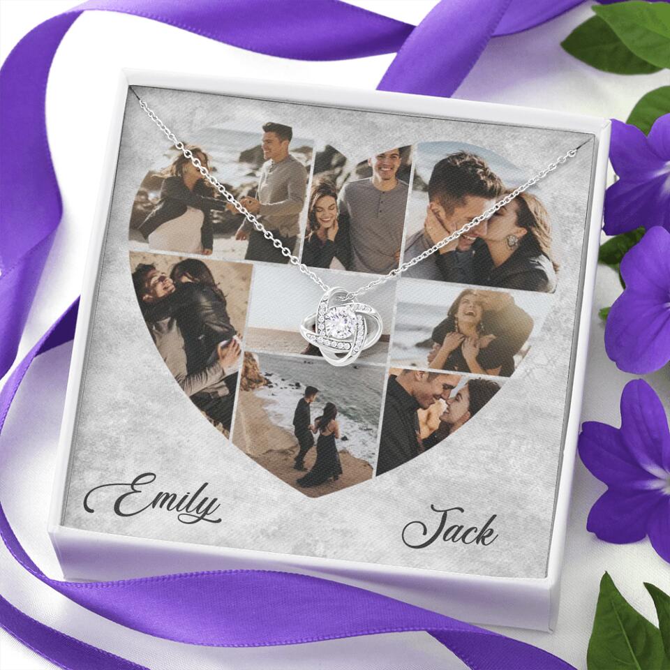 Heart Shaped Photo Custom Necklace Anniversary Gift For Wife Girlfriend - Image 26