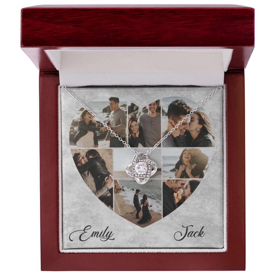 Heart Shaped Photo Custom Necklace Anniversary Gift For Wife Girlfriend - Image 27