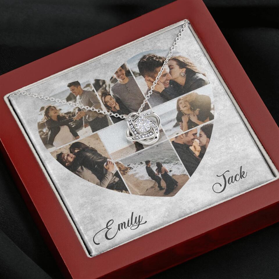 Heart Shaped Photo Custom Necklace Anniversary Gift For Wife Girlfriend - Image 28