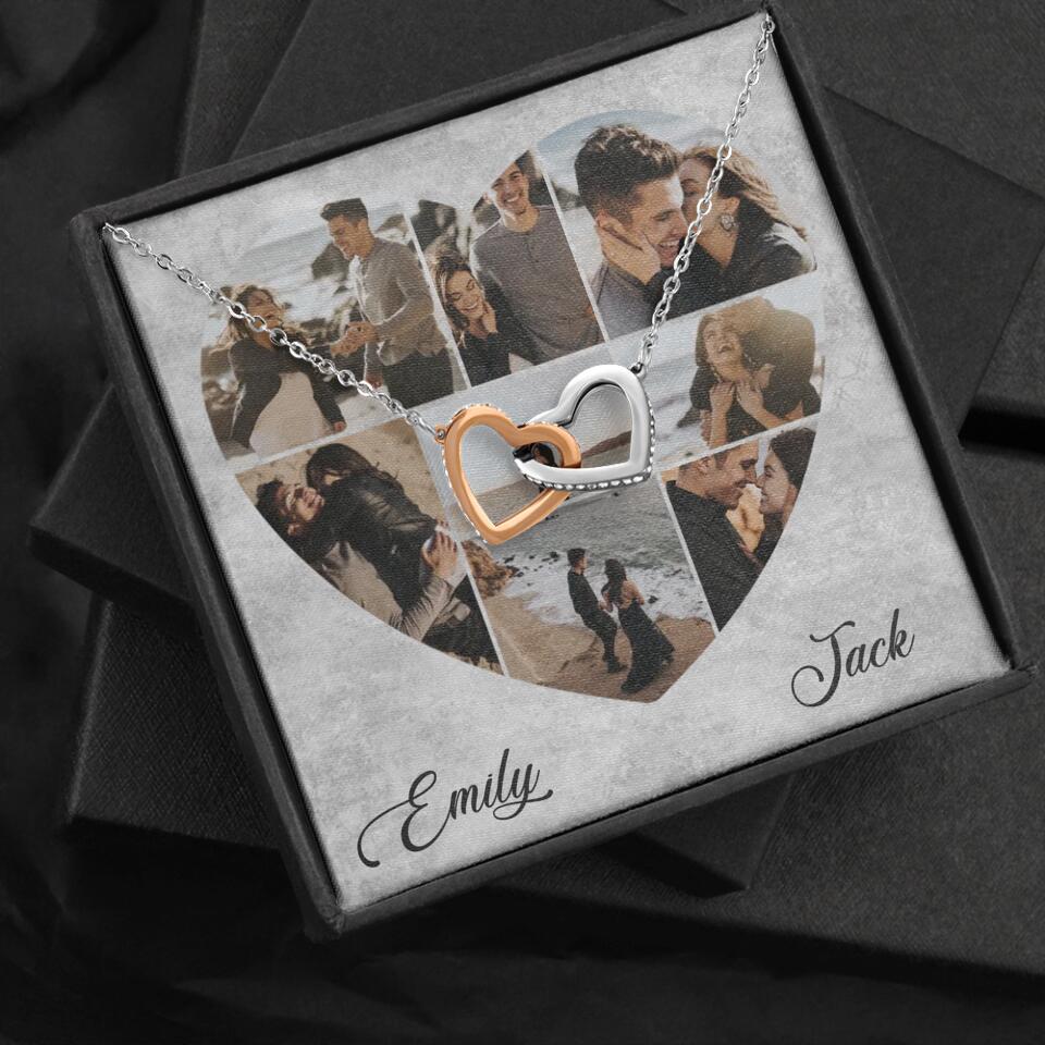 Heart Shaped Photo Custom Necklace Anniversary Gift For Wife Girlfriend - Image 29