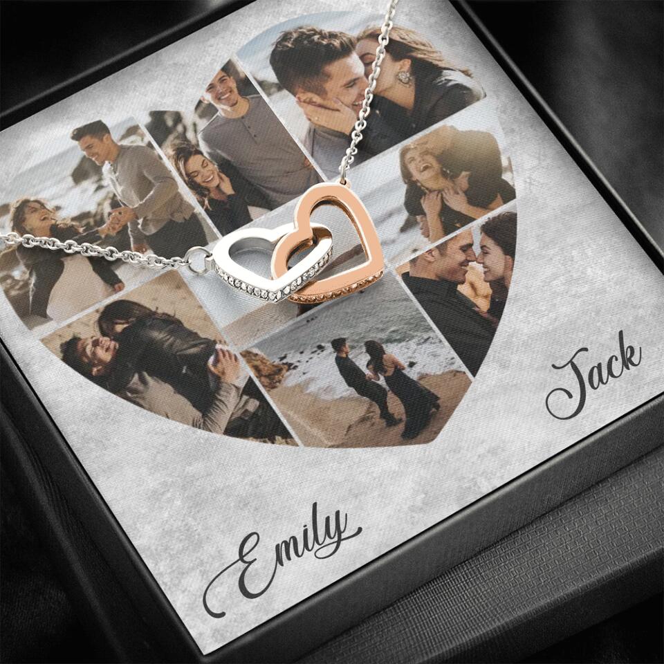 Heart Shaped Photo Custom Necklace Anniversary Gift For Wife Girlfriend - Image 31