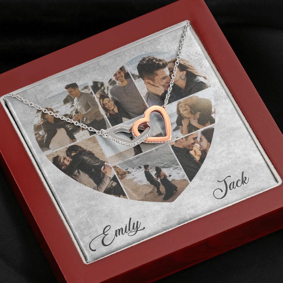 Heart Shaped Photo Custom Necklace Anniversary Gift For Wife Girlfriend - Image 34