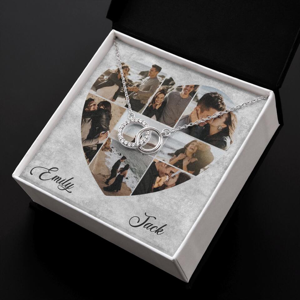 Heart Shaped Photo Custom Necklace Anniversary Gift For Wife Girlfriend - Image 38