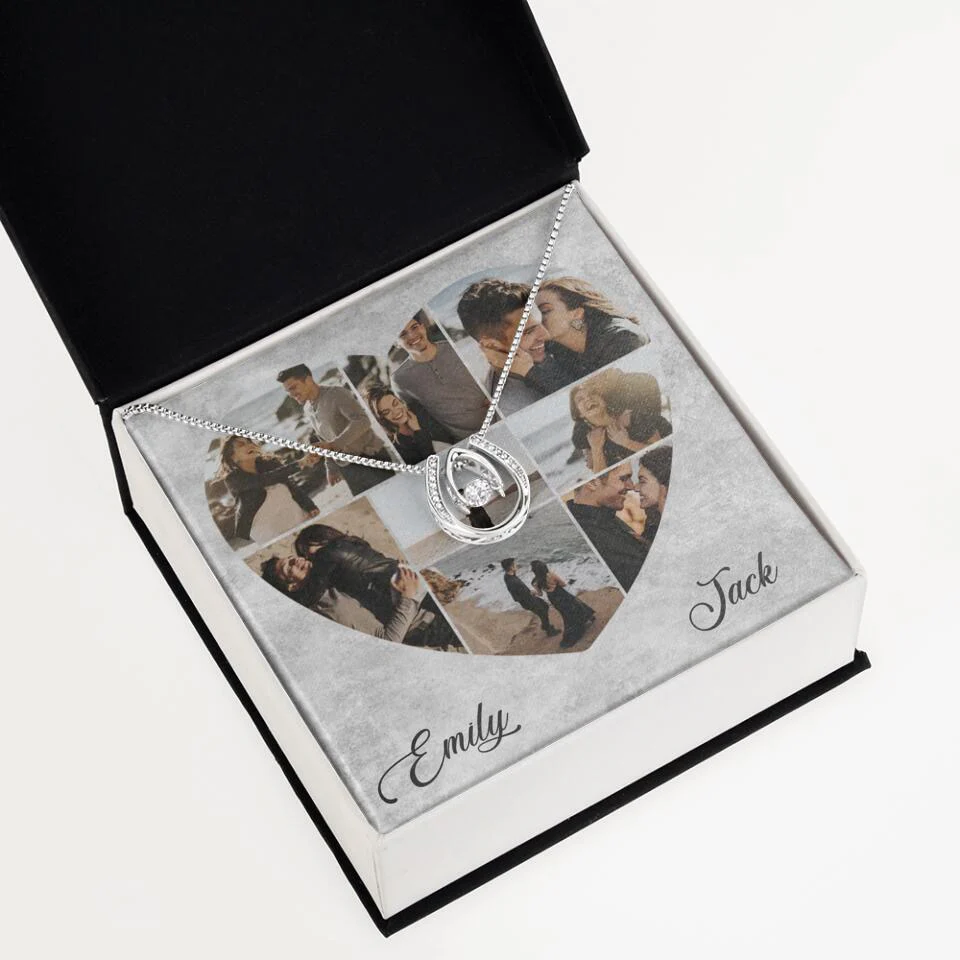 Heart Shaped Photo Custom Necklace Anniversary Gift For Wife Girlfriend - Image 52