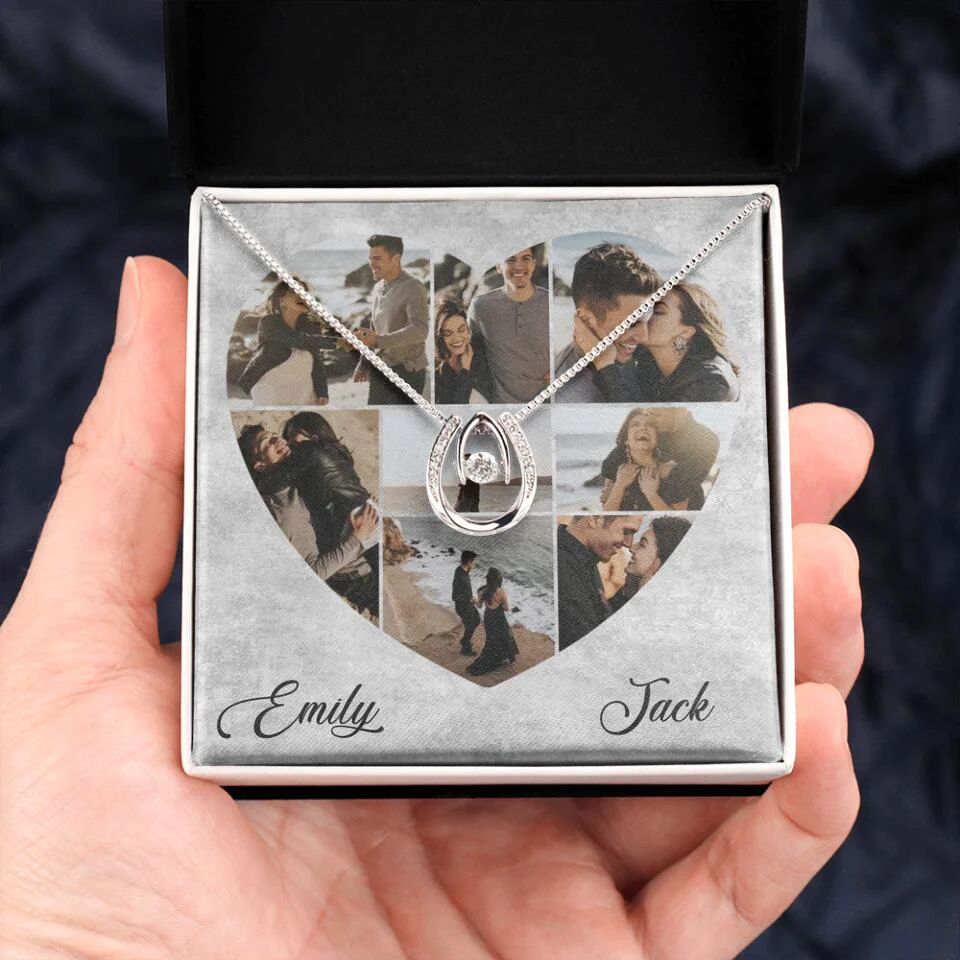 Heart Shaped Photo Custom Necklace Anniversary Gift For Wife Girlfriend - Image 53