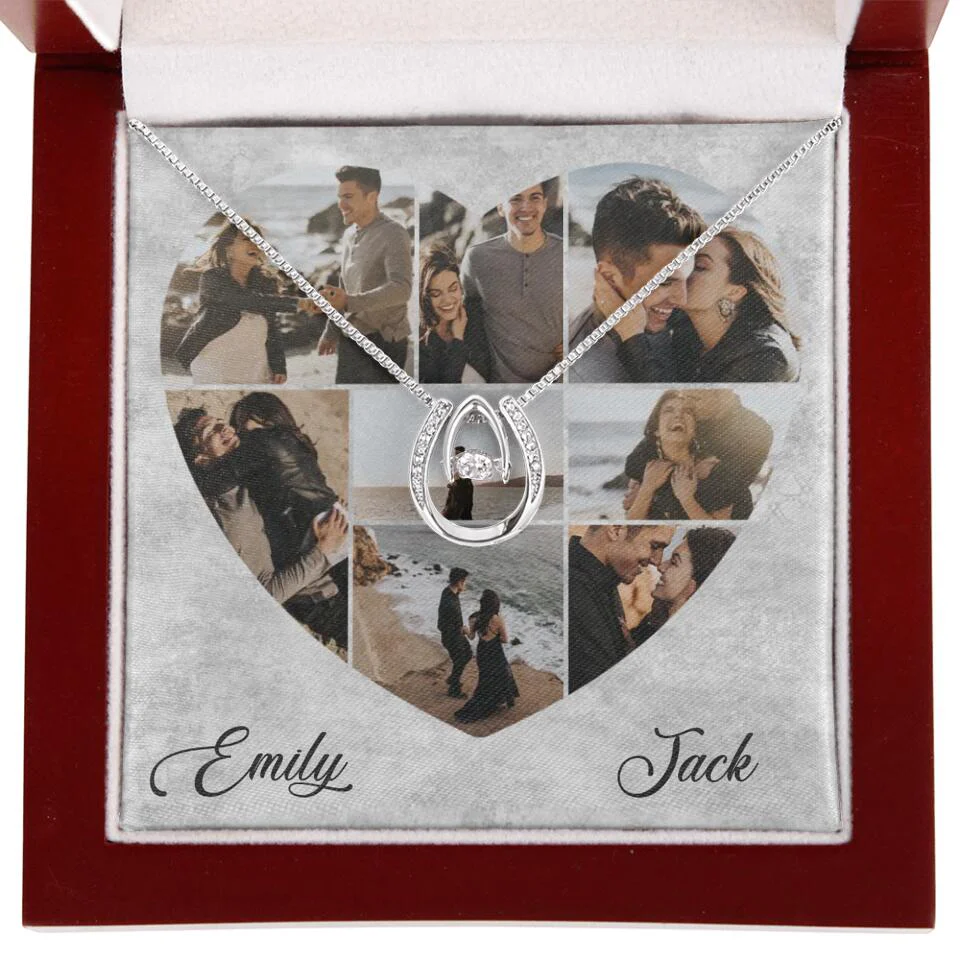 Heart Shaped Photo Custom Necklace Anniversary Gift For Wife Girlfriend - Image 56