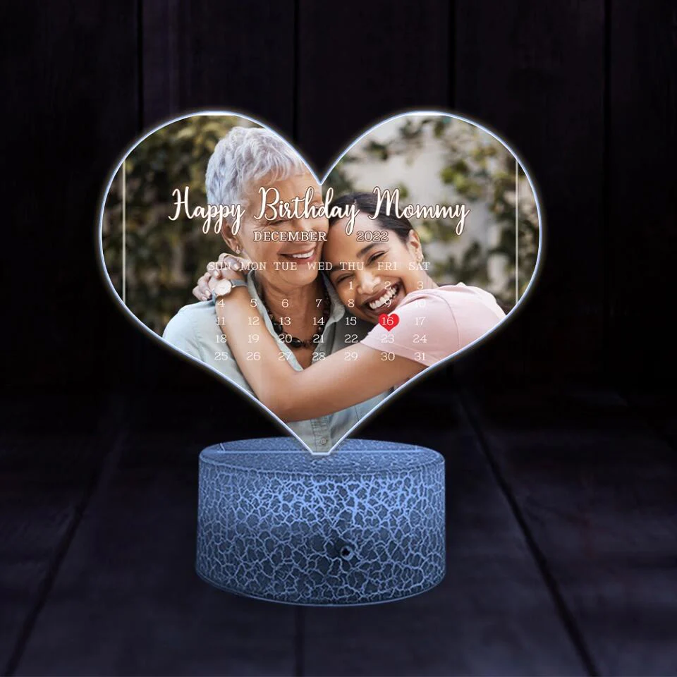 Heart-Shaped Valentine Upload Photo Led Light - Image 6