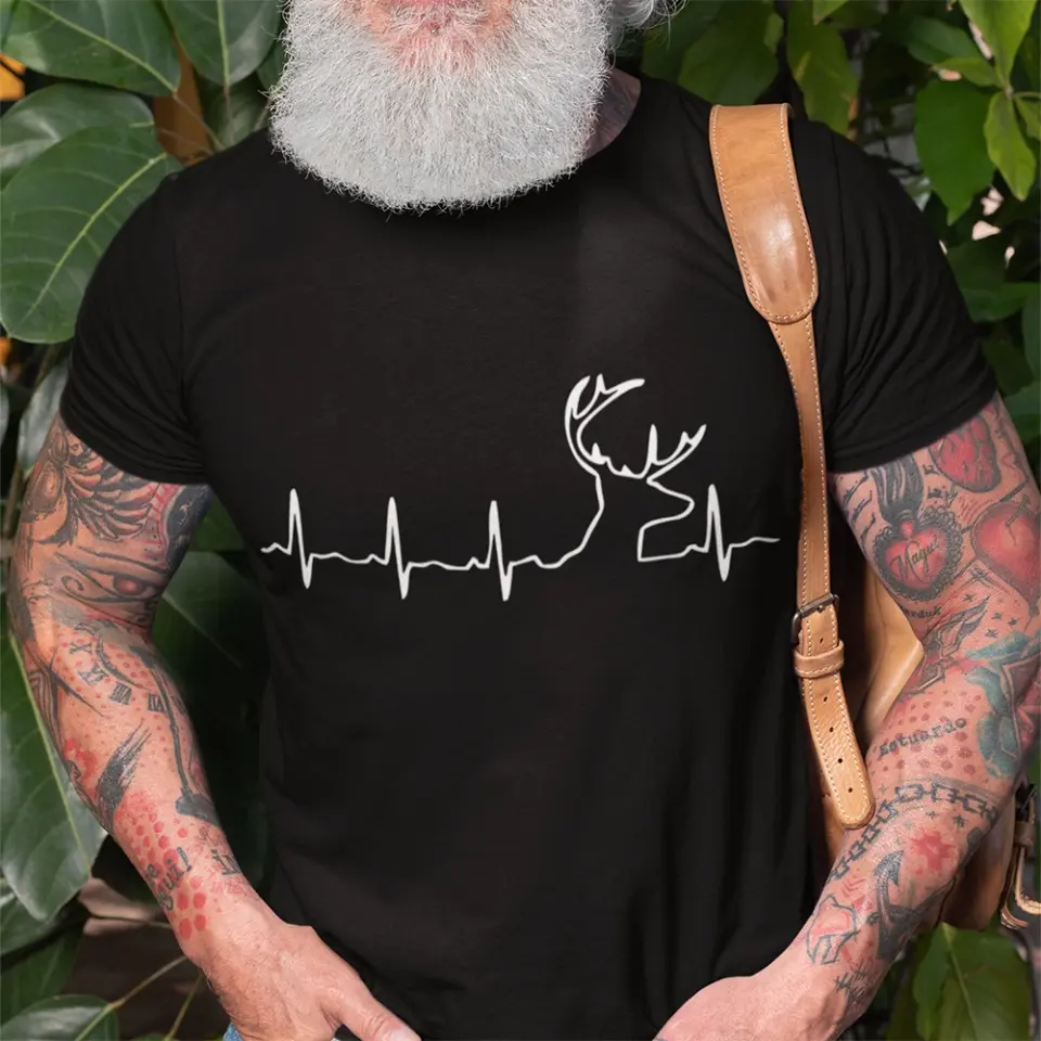 Heartbeat of Hunting, Deer Hunting and Heartbeat Shirts - Image 3