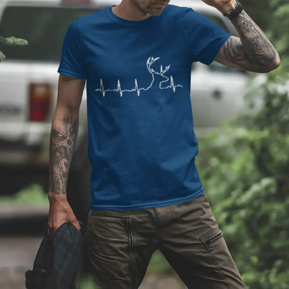 Heartbeat of Hunting, Deer Hunting and Heartbeat Shirts - Image 8