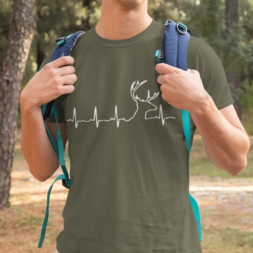 Heartbeat of Hunting, Deer Hunting and Heartbeat Shirts - Image 9