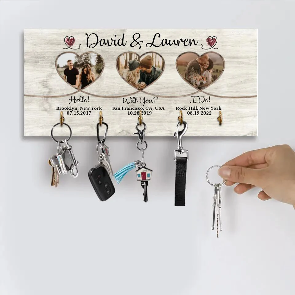 Hello! Will you? I Do! Couple Personalized Canvas Poster Gift For Couples - Image 6