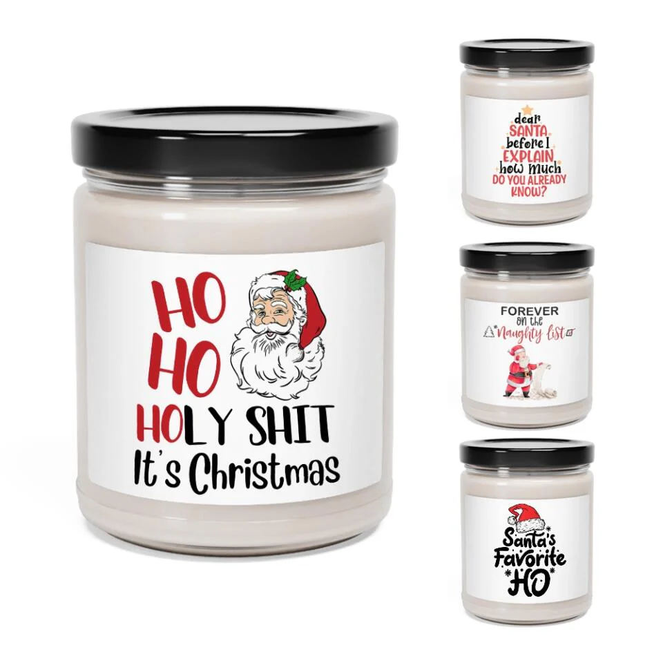 Ho Ho Holy Shit It's Christmas - Special Scented Candle - Image 2