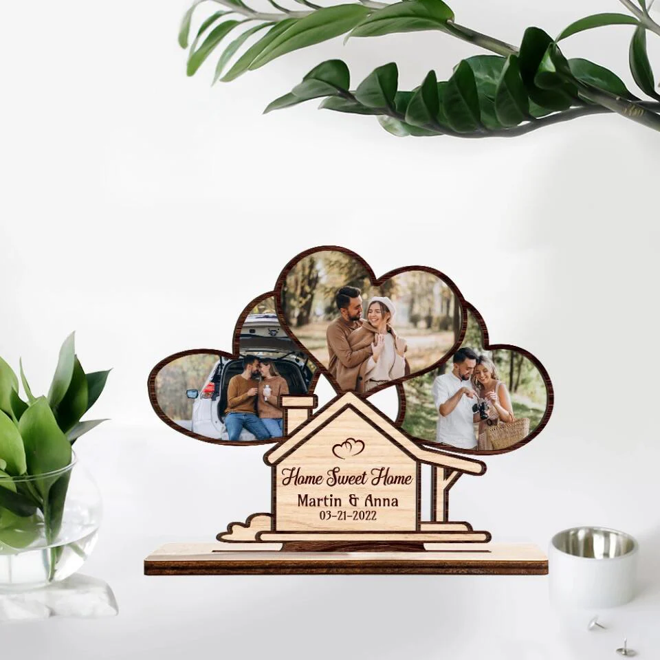 Home Sweet Home - Housewarming Gifts - Custom Wooden Plaque - Anniversary Gift For Couples - Image 5
